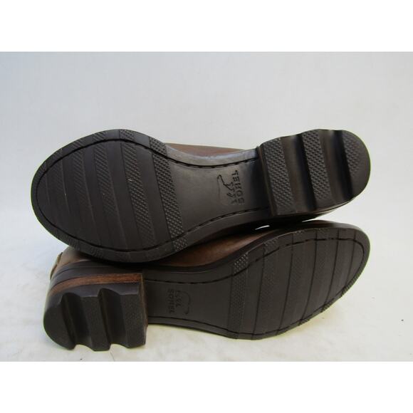 Sorel Womens Size 8 M Brown Leather Chelsea Ankle Boots Booties - Picture 9 of 11